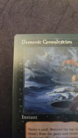 MTG Magic the Gathering Demonic Consultation (121/383) Ice Age LP - Image 2
