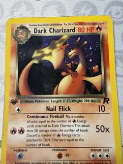 Dark Charizard - 4/82 - Pokemon Team Rocket 1st Edition Holo Rare DMG WOTC - Image 4