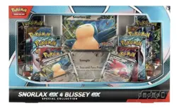 Pokemon TCG Snorlax ex and Blissey ex Special Collection Box Sealed 8 packs - Image 1