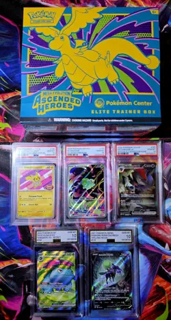 Ascended Heroes Elite Trainer Box Pokemon Center Exclusive New Sealed TCG+ SLABS - Image 1
