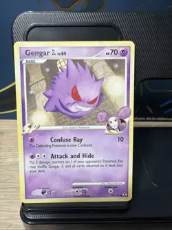 Pokemon TCG Rising Rivals Gengar GL 40/111 Non-Holo Rare LP - Image 1