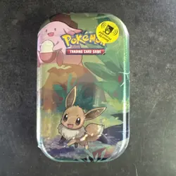 POKEMON TCG Kanto Friends Mini Tin Eevee (L24) BRAND NEW & SEALED - Image 1