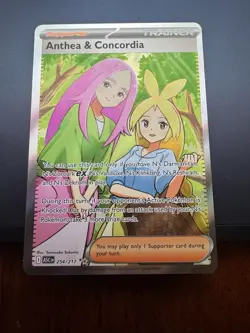 Anthea and Concordia 254/217 Ascended Heroes Pokemon TCG Full Art Trainer - Image 1