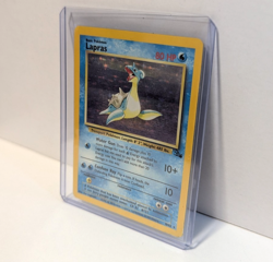 Vintage Rare Holographic Lapras (Pokemon Fossil - 1999) Highly Played (HP) - Image 5