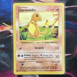 Pokemon Base Set Starters - Squirtle 63, Charmander 46, Bulbasaur 44. Shadowless - Image 4