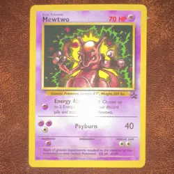 Pokemon TCG Mewtwo Promo 70 HP #14 Regular English 1999 - Image 2