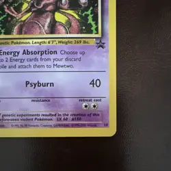 Pokemon TCG Mewtwo Promo 70 HP #14 Regular English 1999 - Image 5