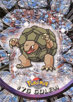 Golem #76 - Topps Series 1 TV Animation Edition - Blue Label - Pokemon - NM - Image 1