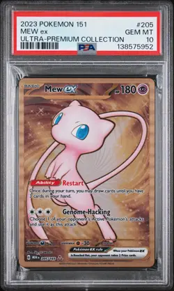 2023 POKEMON 151 ULTRA-PREM COLL #205 MEW EX PSA 10 - Image 1