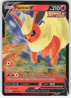 Flareon V SWSH149 Pokemon TCG Sword & Shield Promo NM - Image 1