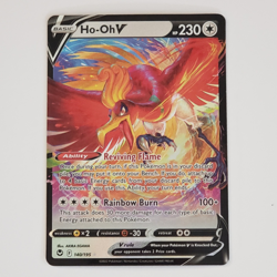 Pokemon Ho-oh V 140/195 SwSh Silver Tempest Mint Free Shipping - Image 1