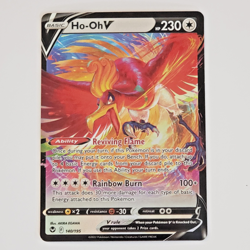 Pokemon Ho-oh V 140/195 SwSh Silver Tempest Mint Free Shipping - Image 2