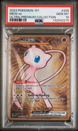 2023 POKEMON 151 ULTRA-PREM COLL #205 MEW EX PSA 10 - Image 1