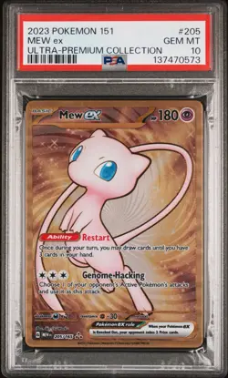 2023 POKEMON 151 ULTRA-PREM COLL #205 MEW EX PSA 10 - Image 1