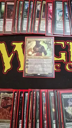 MTG Budget Commander Lord Windgrace Commander Deck w/Deck Box and Sleeves EDH - Image 5