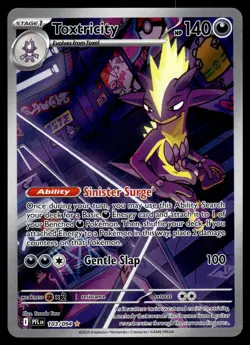 TOXTRICITY - 103/094 Illustration Rare Phantasmal Flames Pokemon NM - Image 1