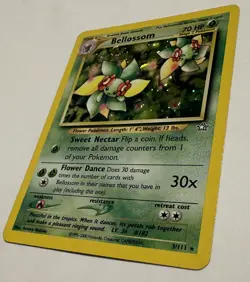 Pokemon TCG Bellossom Neo Genesis 3/111 Holo Unlimited Holo Rare - Image 2