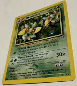 Pokemon TCG Bellossom Neo Genesis 3/111 Holo Unlimited Holo Rare - Image 3