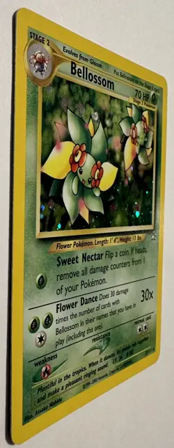 Pokemon TCG Bellossom Neo Genesis 3/111 Holo Unlimited Holo Rare - Image 4