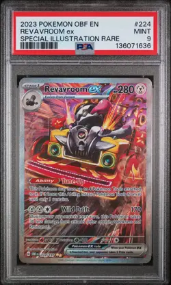 Revavroom Ex Special Illustration Rare Pokemon En-Obsidian Flames 224/197 PSA 9 - Image 1
