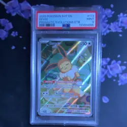 Pokemon Eevee 173 SVP Scarlet & Violet Promo Holo PSA 9 2025 English - Image 1