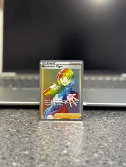 Pokemon Gardenia’s Vigor 202/189 Secret Rare Rainbow Astral Radiance Gem Mint - Image 1