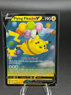 2021 Pokemon TCG Flying Pikachu V Ultra Rare Celebrations 006/025 LP - Image 1