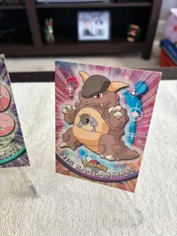 Kangaskhan #115 Non-Holo 1999 Topps TV Animation Pokemon Series 2 Blue Logo - Image 1