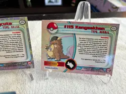 Kangaskhan #115 Non-Holo 1999 Topps TV Animation Pokemon Series 2 Blue Logo - Image 2