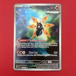 Iron Moth 187/182 | Paradox Rift Illustration Rare | NM English Pokemon TCG - Image 1