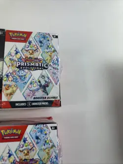 LOT OF 2 Pokemon Prismatic Evolutions Surprise Box & Booster Bundle Sam's Club - Image 5