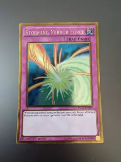 Storming Mirror Force - PGL3-EN099 - Gold Rare - 1st Edition PL/MP YuGiOh! Prem - Image 1