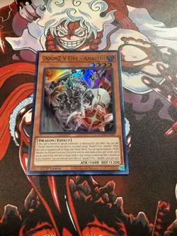 Yugioh! DoomZ V Five - Amalthe DOOD-EN009 Ultra Rare 1st Ed NM - Image 1