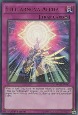 Yugioh Stellarnova Alpha MP15-EN113 Ultra Rare 1st Ed NM/LP - Image 1