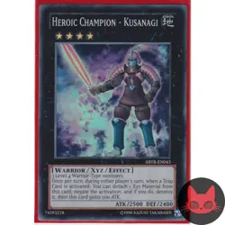 Yugioh Heroic Champion - Kusanagi ABYR-EN043 Super Rare LP - Image 1