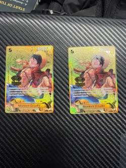 One Piece TCG English Monkey D Luffy (2nd Anniversary) ST13-015 Near Mint Foil - Image 1