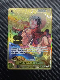 One Piece TCG English Monkey D Luffy (2nd Anniversary) ST13-015 Near Mint Foil - Image 5
