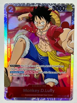 Monkey.D.Luffy OP01-024 - Romance Dawn- SR Near-Mint Super Rare English - Image 1