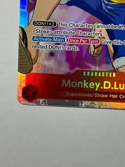 Monkey.D.Luffy OP01-024 - Romance Dawn- SR Near-Mint Super Rare English - Image 4