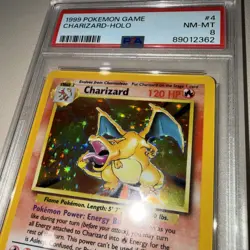 Charizard 4/102 PSA 8 Pokemon Card Rare Holo NM Base Set Unlimited - Image 4