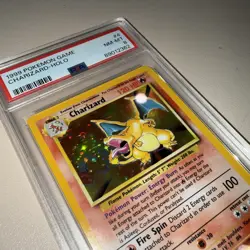 Charizard 4/102 PSA 8 Pokemon Card Rare Holo NM Base Set Unlimited - Image 5