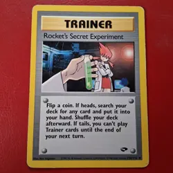 Rocket's Secret Experiment 120/132 Gym Challenge Regular Pokemon Card LP - Image 1