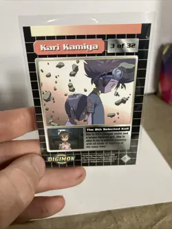 Animated Series 2 Digimon Trading Card Kari Kamiya 3 of 32 - Image 2