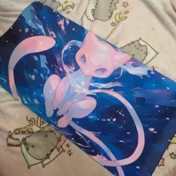 Mew Rubber Playmat Play Mat For Tcg Trading Card Game Pokemon Cards CCG - Image 1