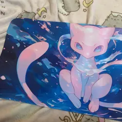 Mew Rubber Playmat Play Mat For Tcg Trading Card Game Pokemon Cards CCG - Image 2