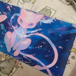 Mew Rubber Playmat Play Mat For Tcg Trading Card Game Pokemon Cards CCG - Image 3