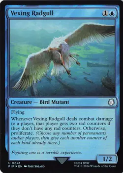 Vexing Radgull Universes Beyond: Fallout Foil NM 41 PIP - Image 1