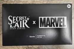 Magic the Gathering Secret Lair X Marvel STORM Rainbow FOIL Edition Sealed READY - Image 1