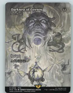 Darkness of Eternity - Dark Ritual (Showcase) 8 FF: Through the Ages MTG NM - Image 1