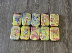 EMPTY Pokemon 151 Mini Tin complete set of 10 - NO PACKS! - Image 1